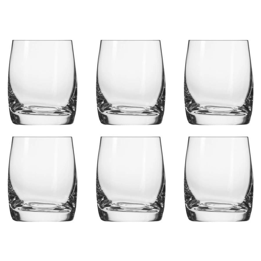 Набор стаканов для виски Krosno Слияние 250 мл, 6 шт, стекло