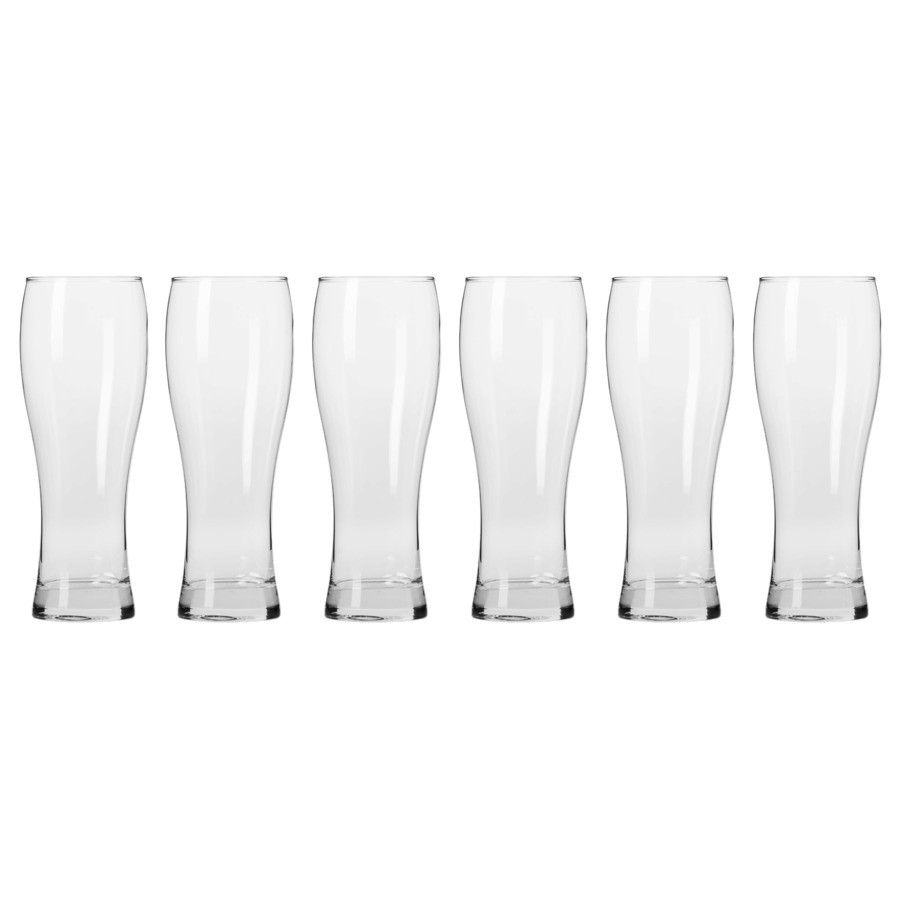 Набор бокалов для пива Krosno Прохлада 500 мл, 6 шт набор бокалов krosno бриллиант для 7 видов напитков на 6 персон 42 шт п к стекло