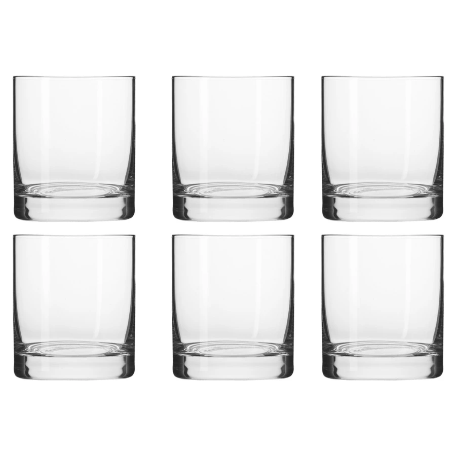 Набор стаканов для виски Krosno Базовая линия 250мл, 6 шт