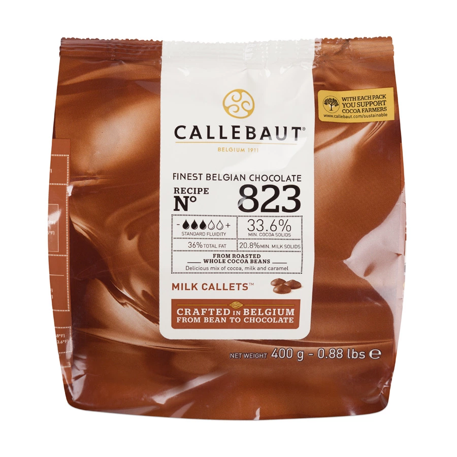 Молочный шоколад 33,6% какао, галеты (0,4кг)