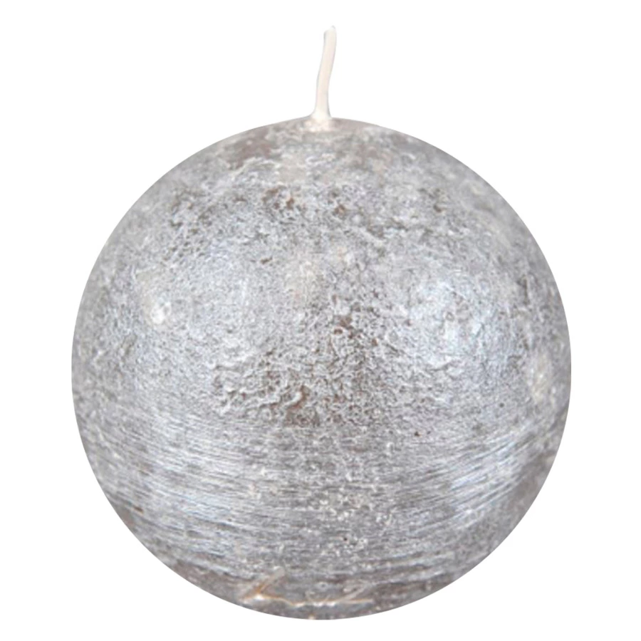 Свеча-шар Luz your senses 8 см, ночное серебро