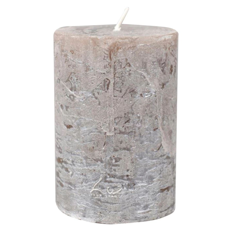 Свеча цилиндрическая Luz your senses Рустик 7хН10 см, ночное серебро