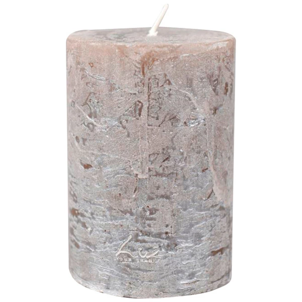 Свеча цилиндрическая Luz your senses Рустик 7хН10 см, ночное серебро