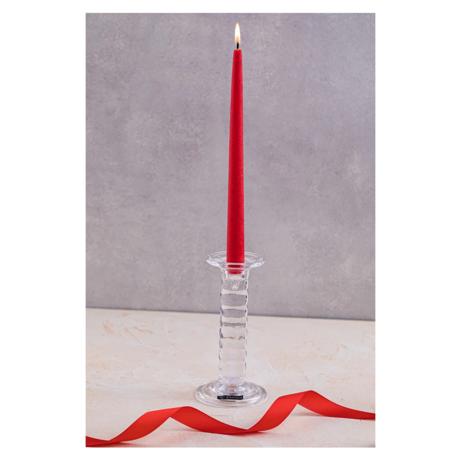 Подсвечник стеклянный Rasteli Лавина 19 см