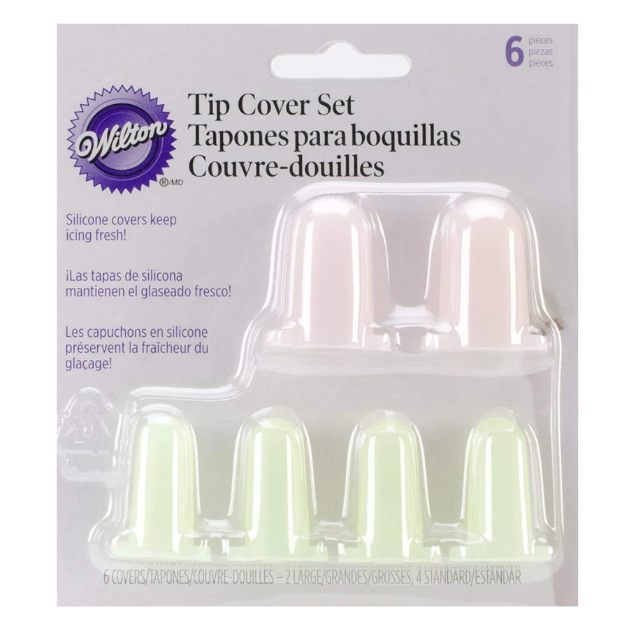 Набор крышек для кондитерских насадок Wilton, 6 шт, силикон