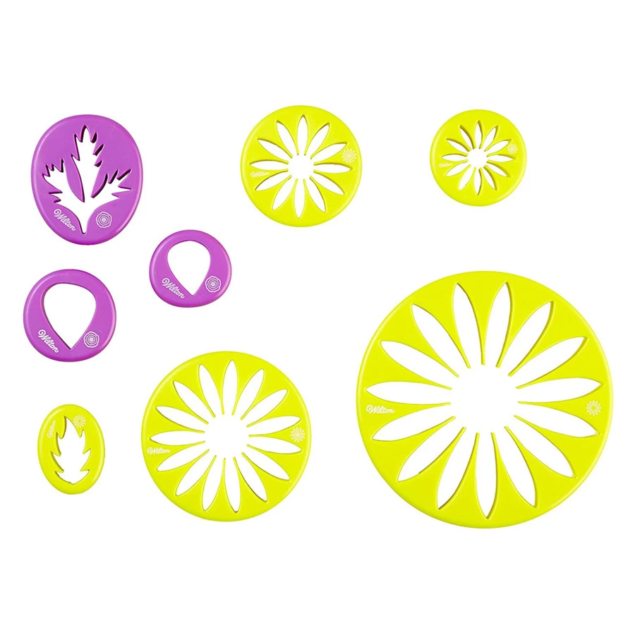 Набор штампов для вырезания цветов из теста и мастики Wilton, 28шт