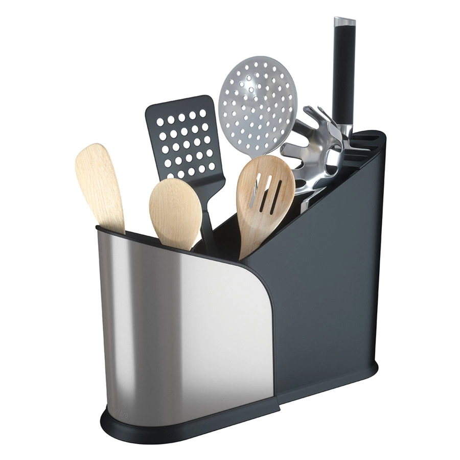 Органайзер для столовых приборов Umbra FURLO, сталь нержавеющая, черный