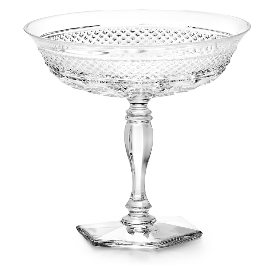 Ваза для стола на ножке Avdeev Crystal Петергоф 13,2 см, хрусталь ваза для цветов avdeev crystal шар лето хрусталь