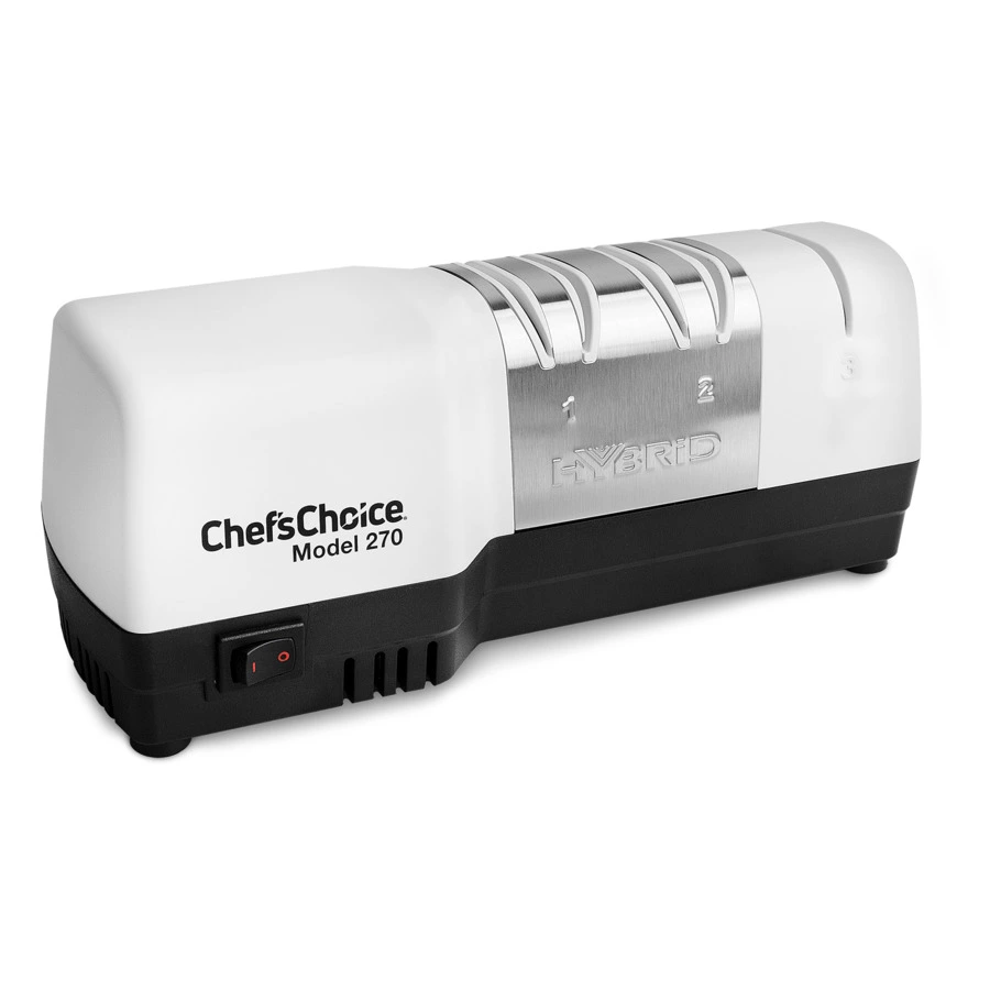 Точилка электрическая для заточки ножей Chef's Choice 3 этапа заточки, алмазный абразив, (белая)