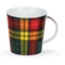 Кружка Dunoon Шотландка Кернгорм 480 мл, фарфор костяной, красная
