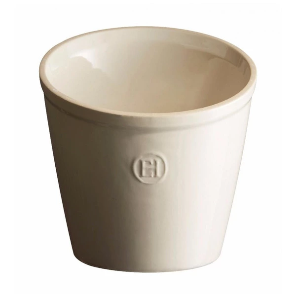 Стакан для аксессуаров Emile Henry 14х14х16см, крем, керамика