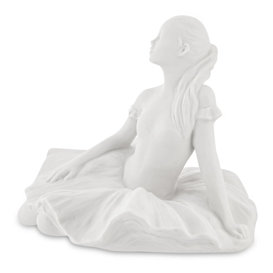 Скульптура ИФЗ В пачке Белый, бисквит, фарфор твердый