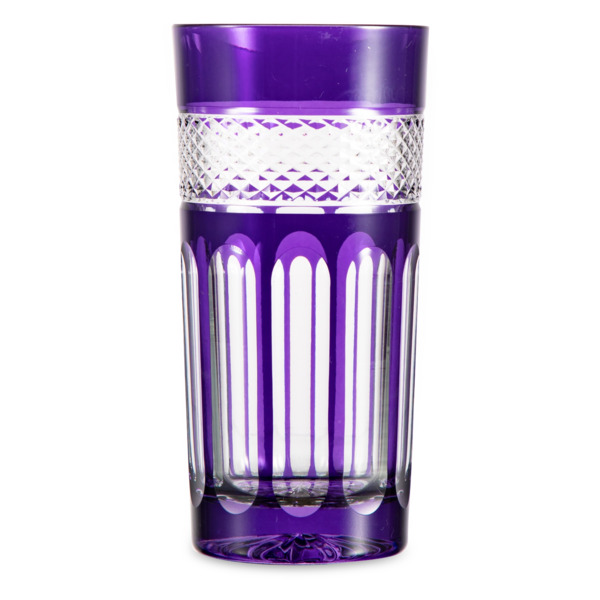 Стакан для воды Cristal de Paris Мирей 360 мл, фиолетовый