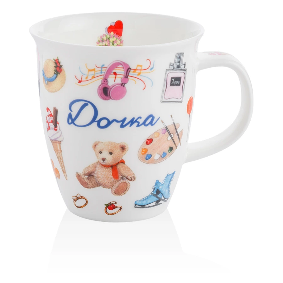 Кружка Dunoon Дочка Невис 480 мл, фарфор костяной
