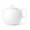 Чайник заварочный с ситечком Viva Scandinavia Jaimi 1 л, фарфор твердый, белый