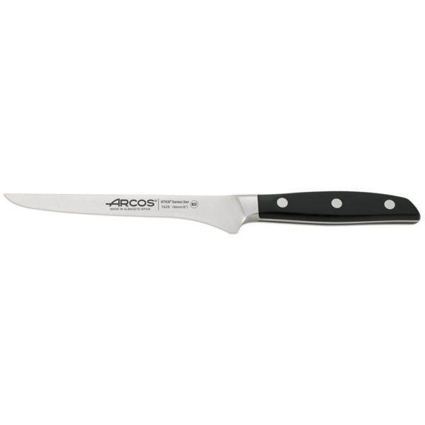 Нож кухонный обвалочный Arcos Manhattan 16см, кованая сталь