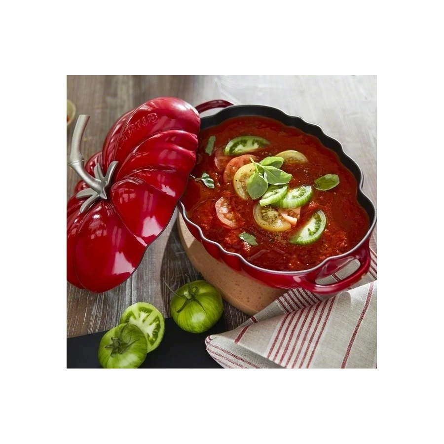 Кокот Staub La Cocotte Помидор 25см, 2,9 л, чугун, красный