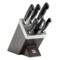 Набор кухонных ножей с заточкой Zwilling Four Star, 7 предметов, сталь нержавеющая