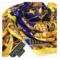 Платок сувенирный МД Нины Ручкиной Пермский звериный стиль 90х90 см, шелк