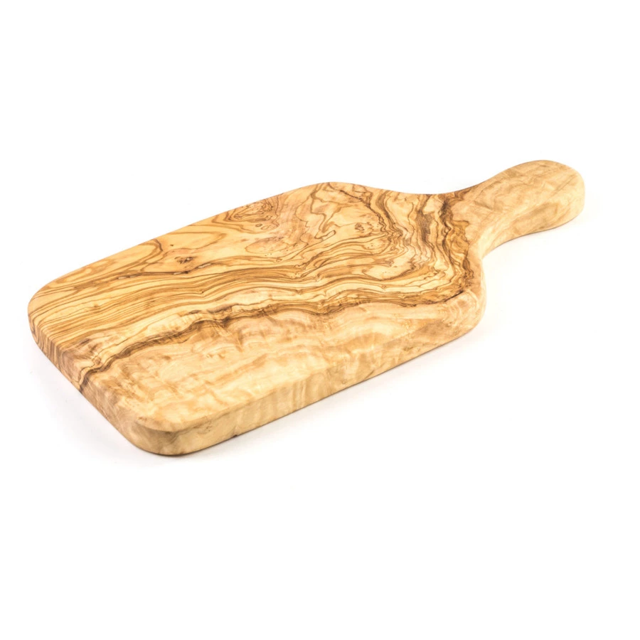 Доска прямоугольная 30см с ручкой Olivier, оливковое дерево