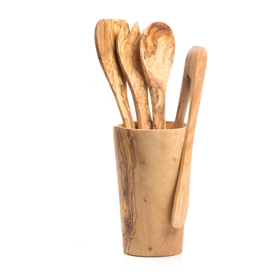 Набор кухонных принадлежностей Olivier, 5 предметов, оливковое дерево