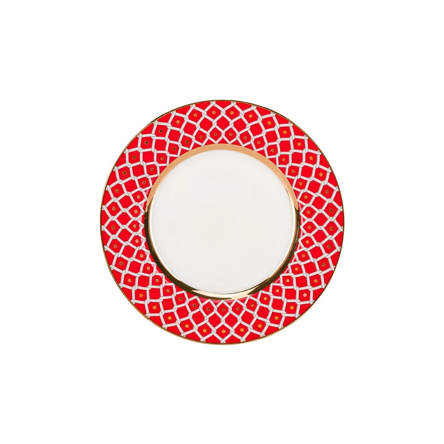 Чашка чайная с блюдцем ИФЗ Скарлетт 1 Идиллия 250 мл, фарфор костяной