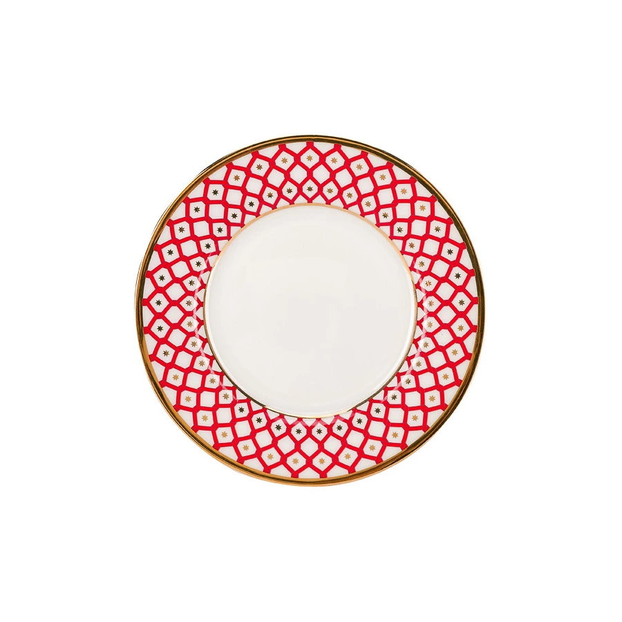 Чашка чайная с блюдцем ИФЗ Скарлетт 2 Идиллия 250 мл, фарфор костяной