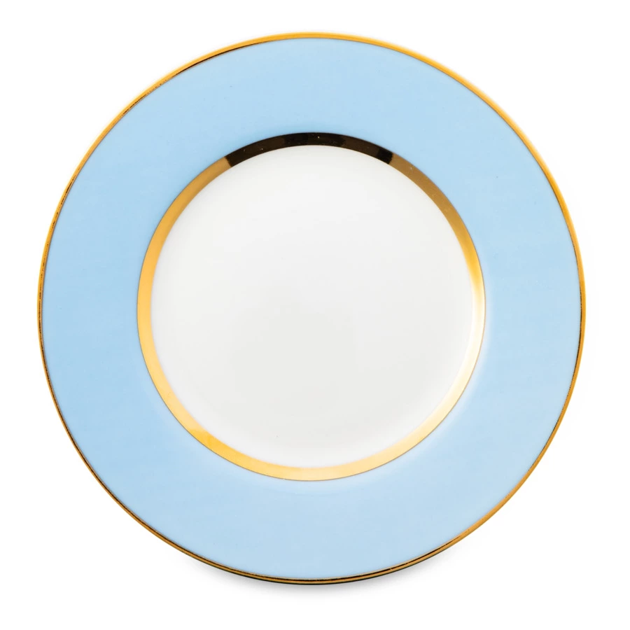 Чашка чайная с блюдцем ИФЗ Азур1 Идиллия 250 мл, фарфор костяной