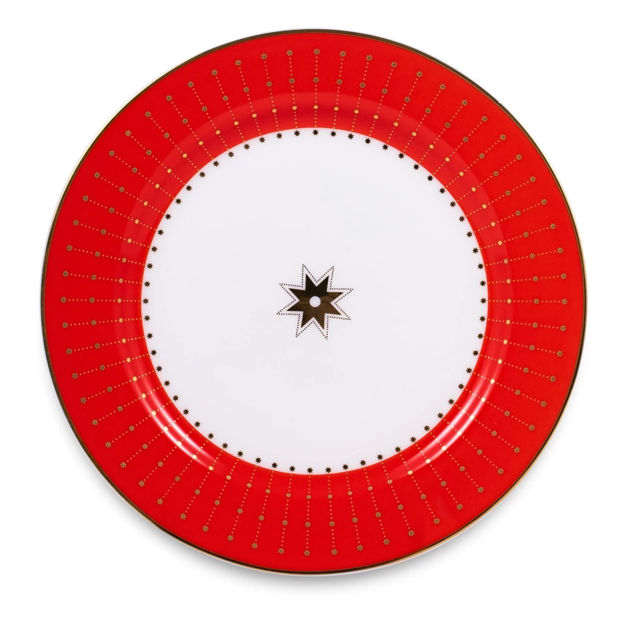 Тарелка закусочная ИФЗ Скарлетт Стандартная 2, 20 см, фарфор костяной