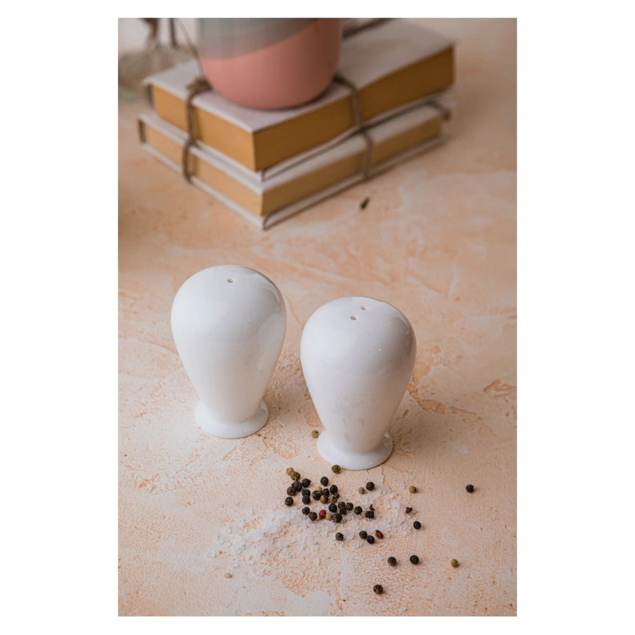 Набор солонка и перечница Mix&Match Комбо 9 см, костяной фарфор