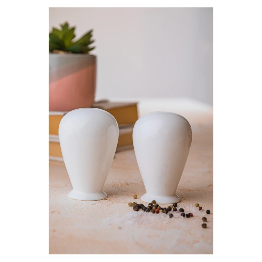 Набор солонка и перечница Mix&Match Комбо 9 см, костяной фарфор