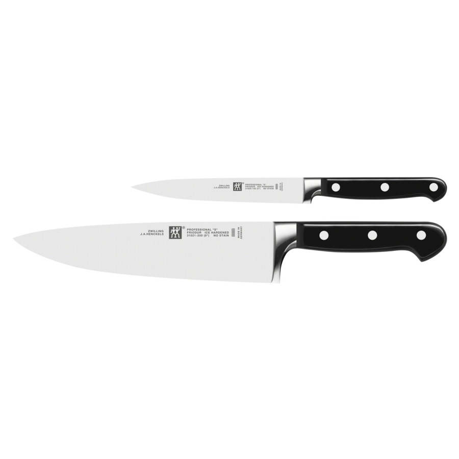 Набор кухонных ножей Zwilling Professional S, 2 шт, сталь нержавеющая