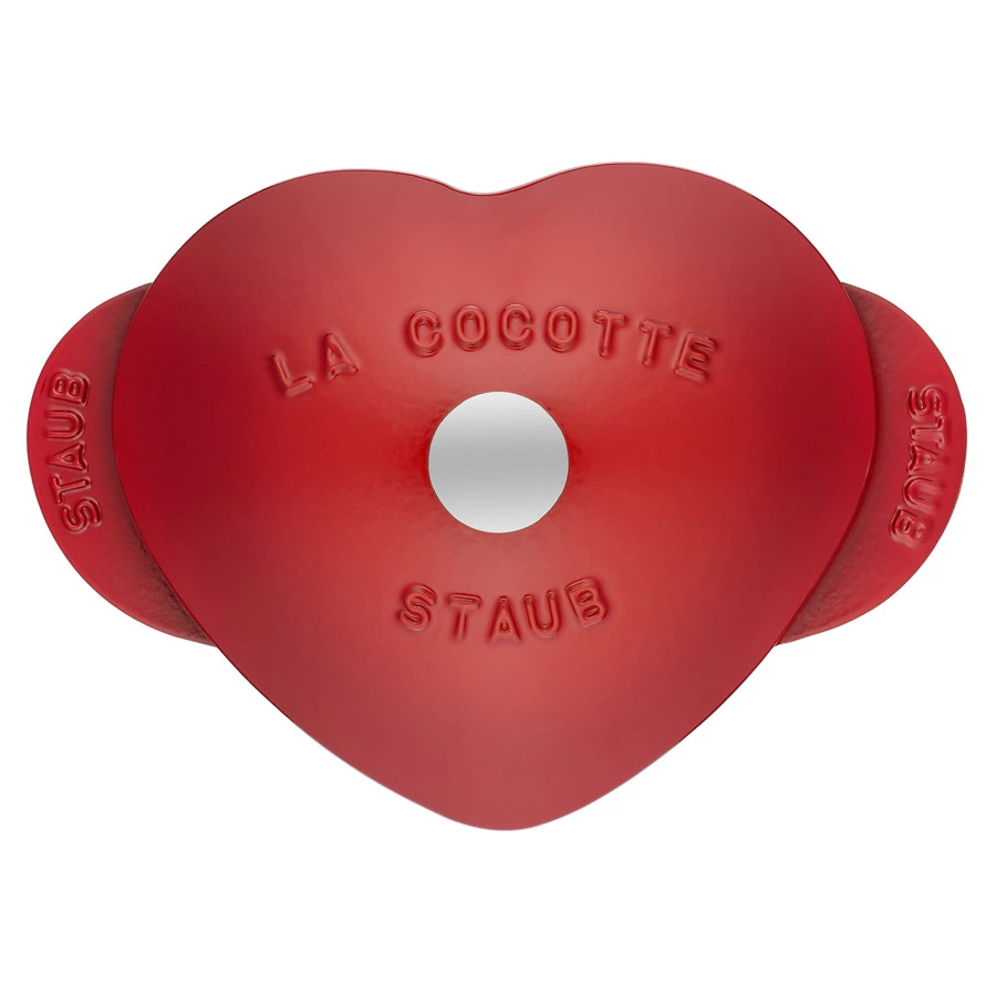 Кокот Staub La Cocotte Сердце 20см, 1,75л, чугун, вишневый