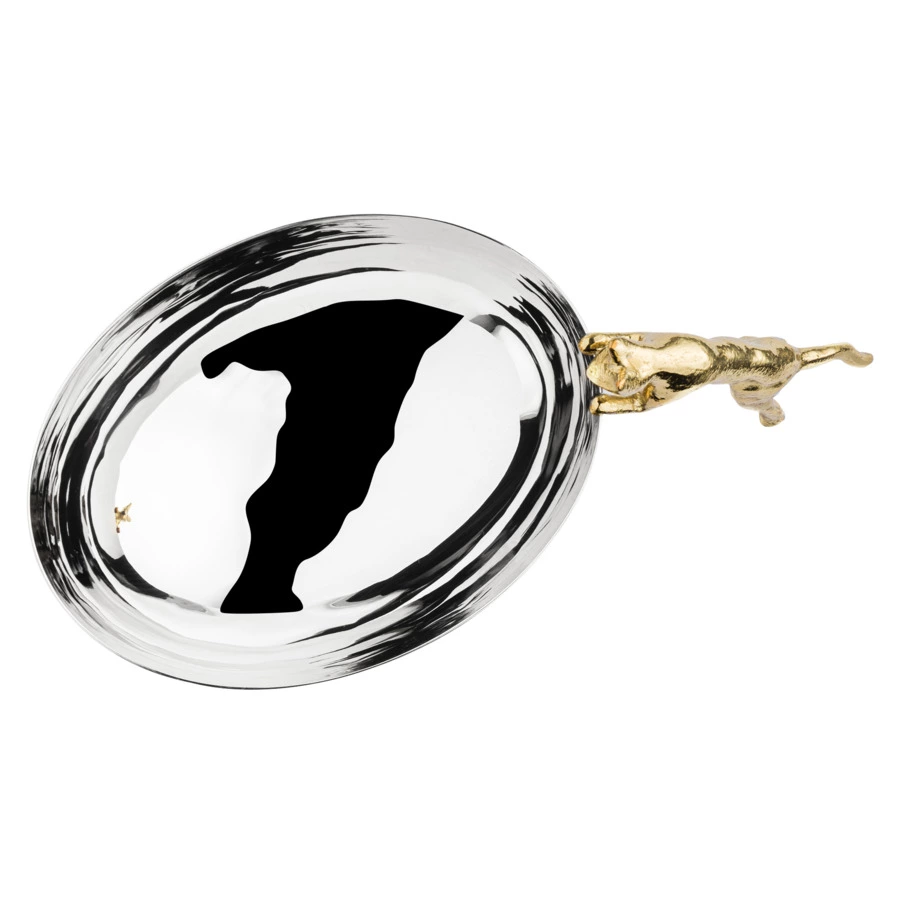 Чаша Michael Aram Кот и мыши 19 см, сталь нержавеющая