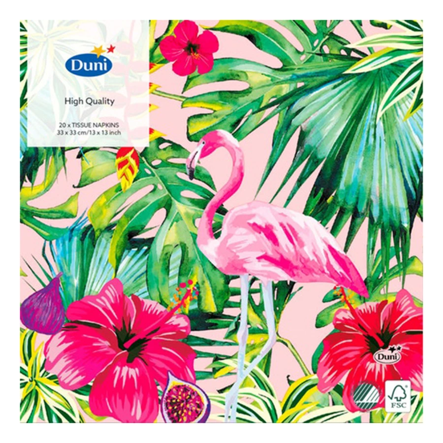Салфетки 3-сл 33х33см ALOHA FLORAL