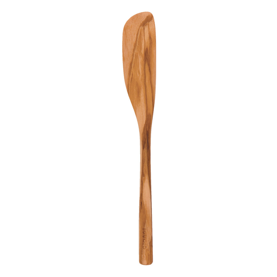 Лопатка-нож для масла Tovolo 21 см, оливковое дерево лопатка со стальной рукоятью tovolo 32 см красный