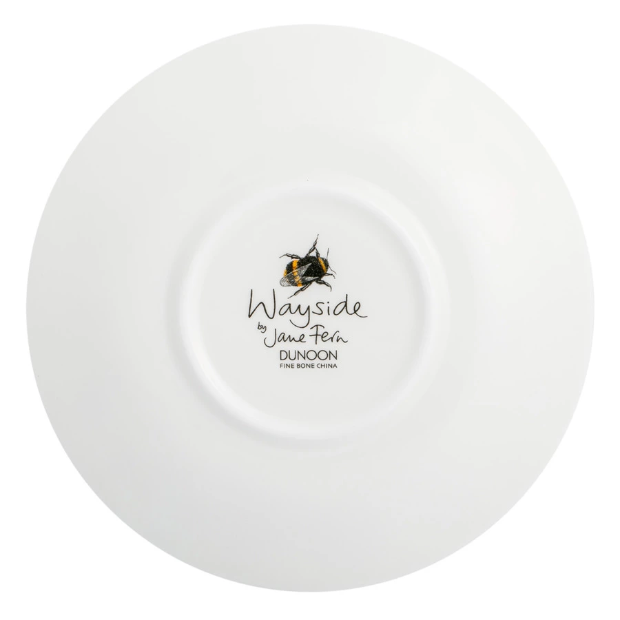 Чашка чайная с блюдцем Dunoon Полевые цветы 250 мл, фарфор костяной