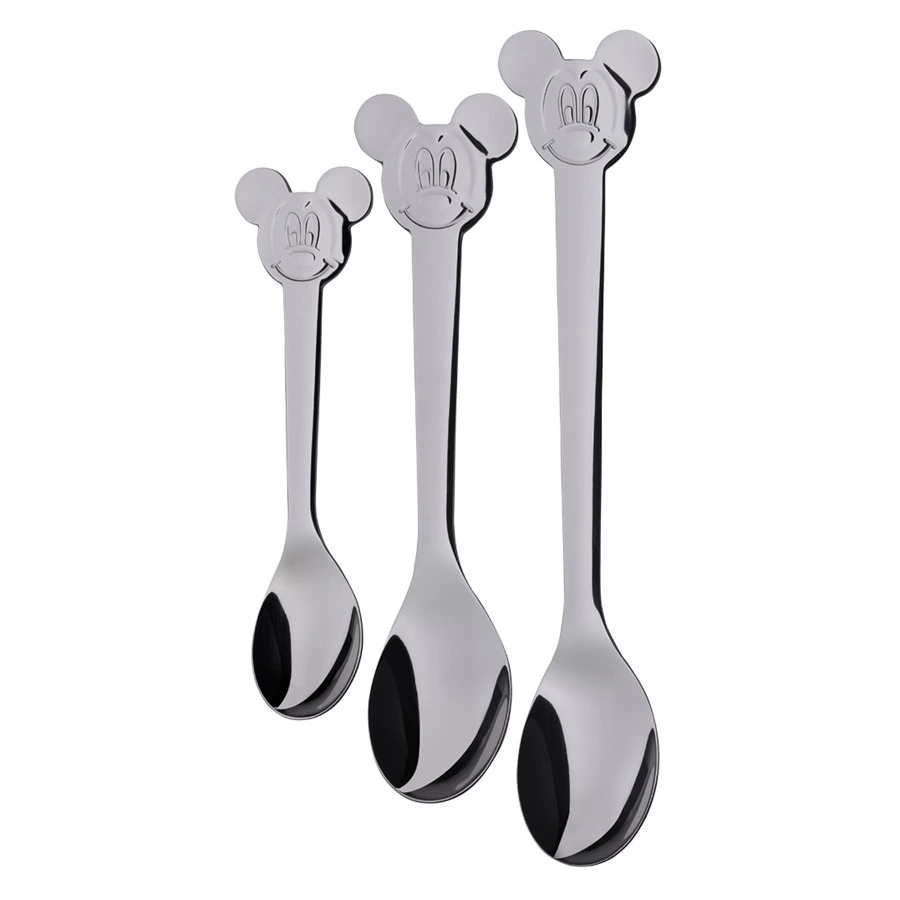 Набор ложек детских WMF Mickey Mouse, 3 шт, сталь нержавеющая, п/к