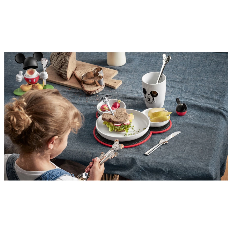 Набор ложек детских WMF Mickey Mouse, 3 шт, сталь нержавеющая, п/к