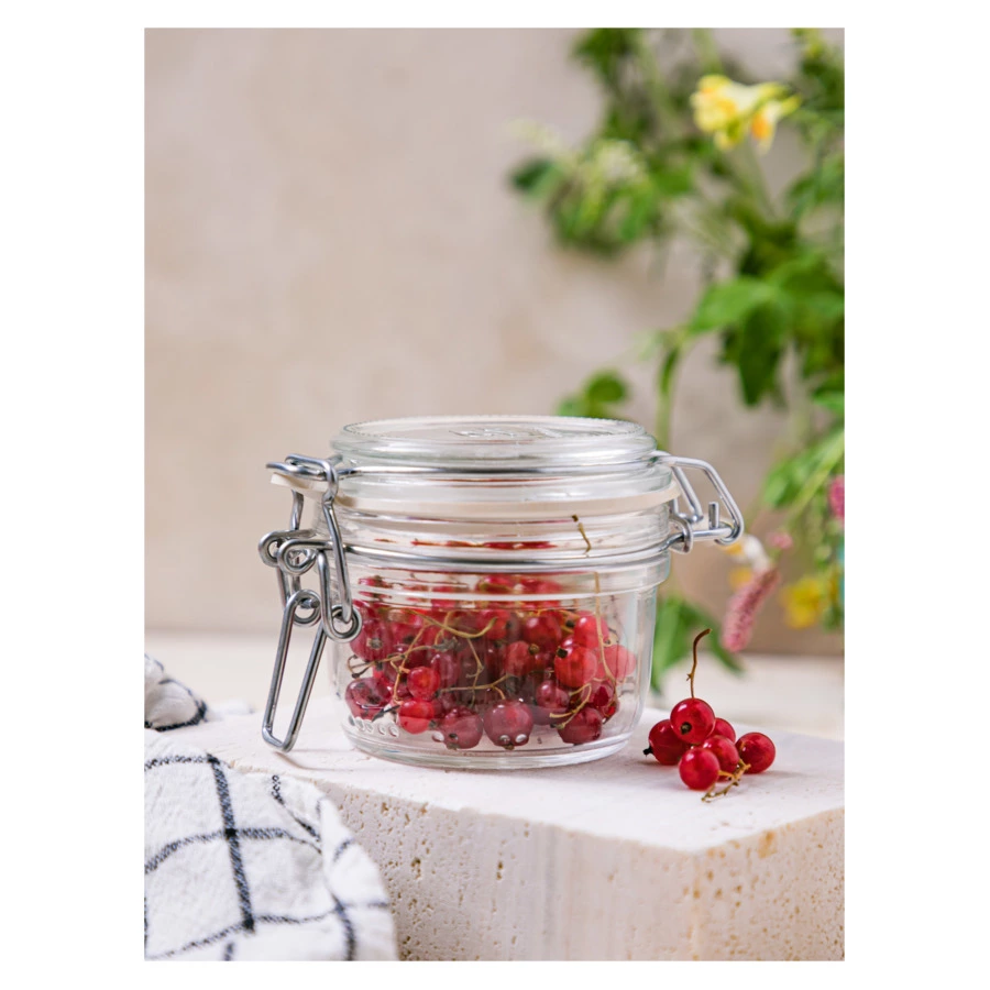 Банка с защелкивающейся крышкой Bormioli Rocco Fido 125 мл, стекло