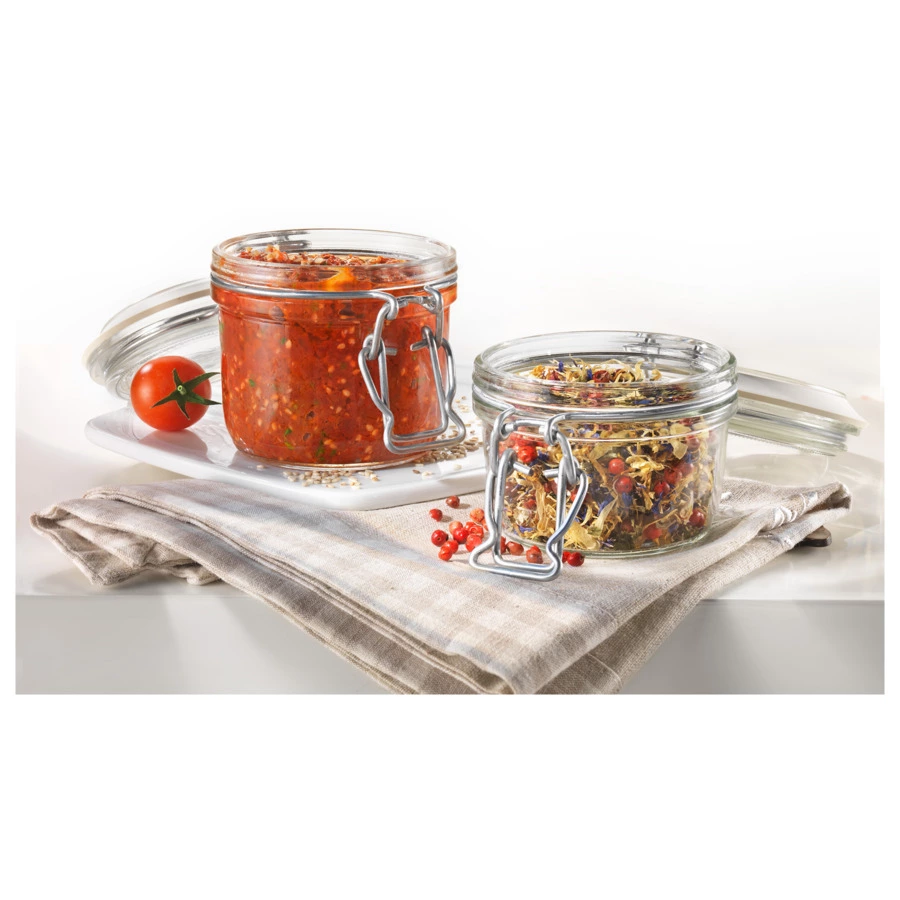 Банка с защелкивающейся крышкой Bormioli Rocco Fido 125 мл, стекло