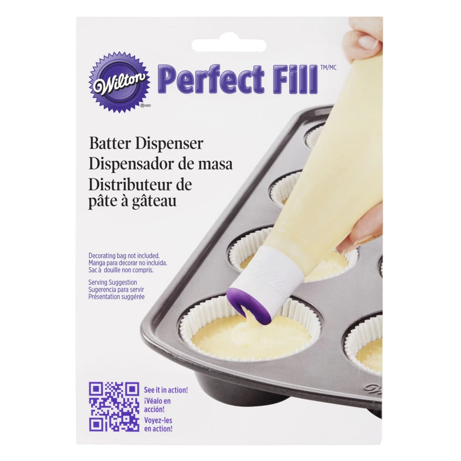 Насадка-дозатор для теста с крышкой Wilton, пластик