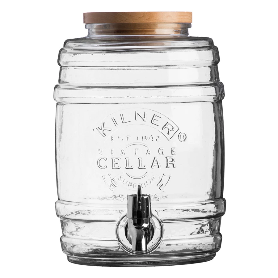 Лимонадник для напитков Kilner, Barrel, 5л