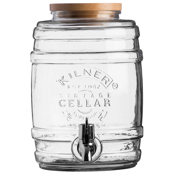 Лимонадник для напитков Kilner, Barrel, 5л