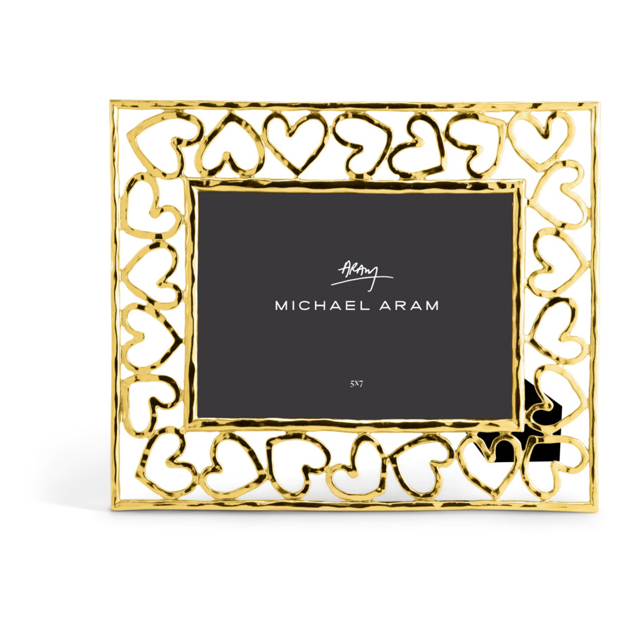 Рамка для фото Michael Aram Сердце 13Х18 см, золотистая овальная рамка для фото цветущая вишня 13х18 см mar123609 michael aram