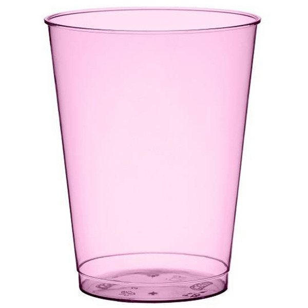 Стаканы пластик 250мл BBQ Розовый