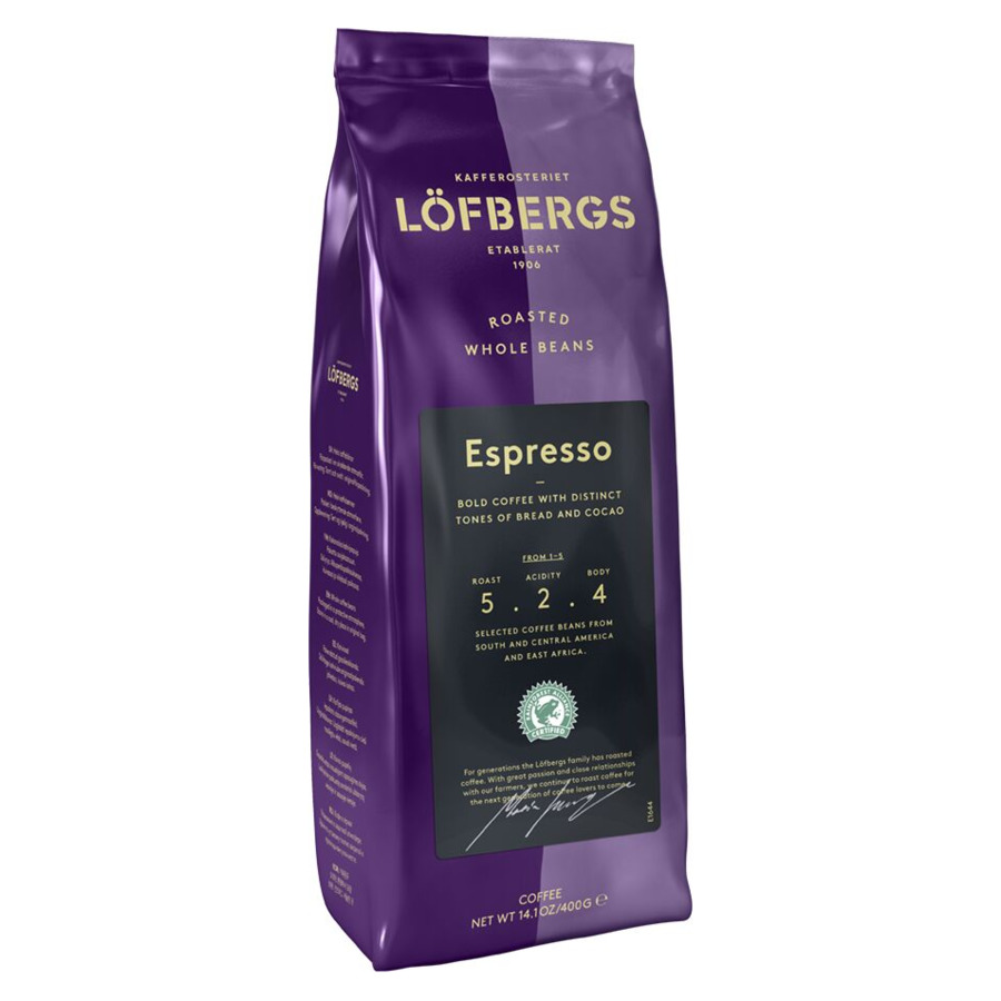 Кофе в зёрнах Lofbergs Espresso  400гр