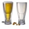 Набор термобокалов для пива Prodyne Шиворот-навыворот 350 мл, h 18 см, 2 шт, акрил