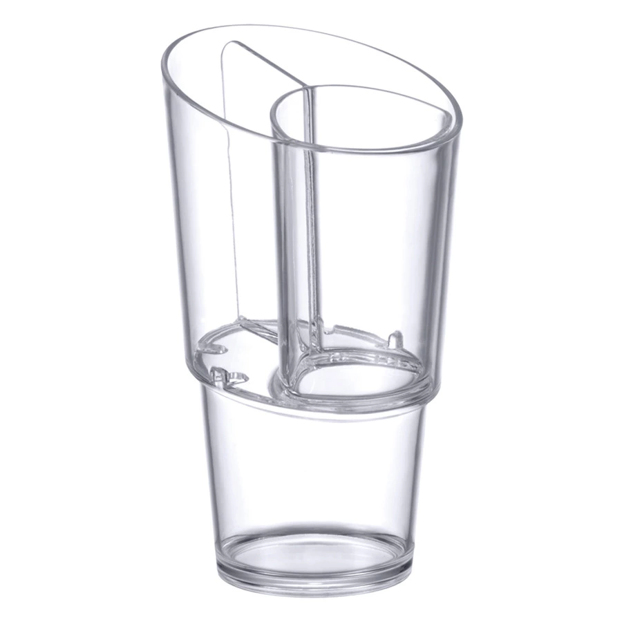 Набор для закусок Prodyne  "Стакан" с емкостью для льда, 9,5х17см, 4 шт, акрил