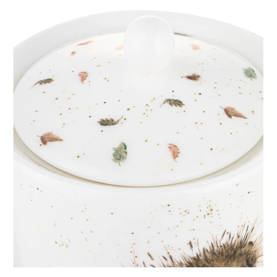 Чайник Royal Worcester Забавная фауна Ёжик и мышки 600 мл, фарфор костяной